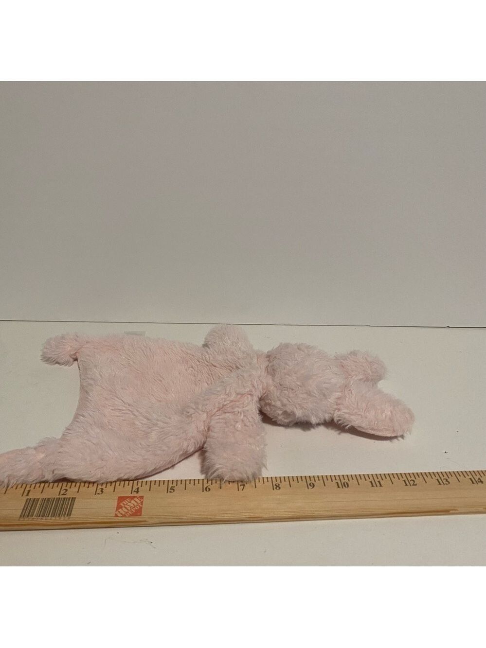 Anko Soft Pink Bunny Baby Lovey Plush Comforter Security Blanket Toy - Picture 5 of 5